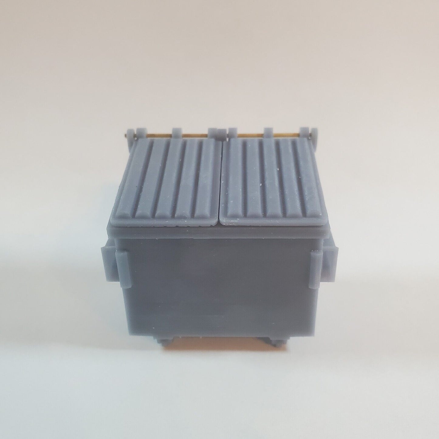 HO Scale Trash Bin Dumpster Pack of 6 for Model Railroad Diorama