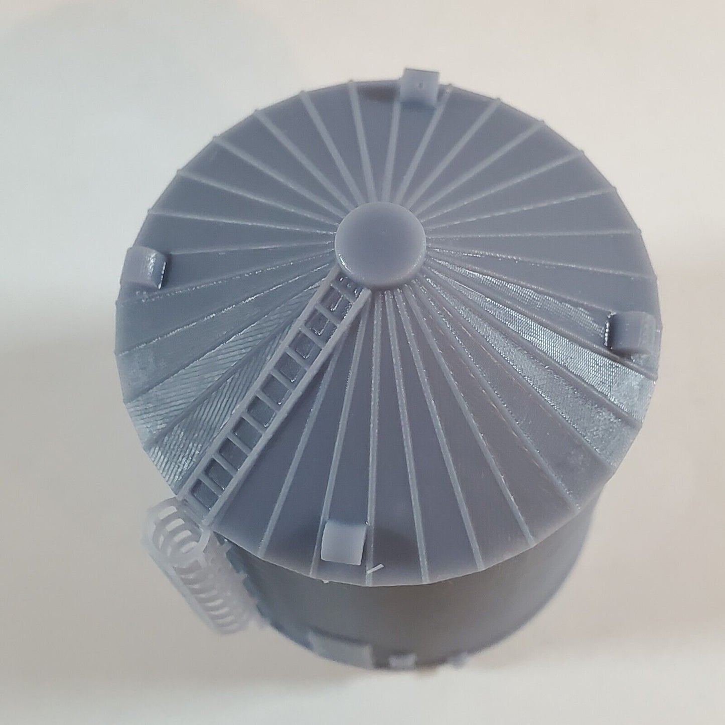 HO Scale Grain Bin Silo (20'x25') for Model Railroad Diorama