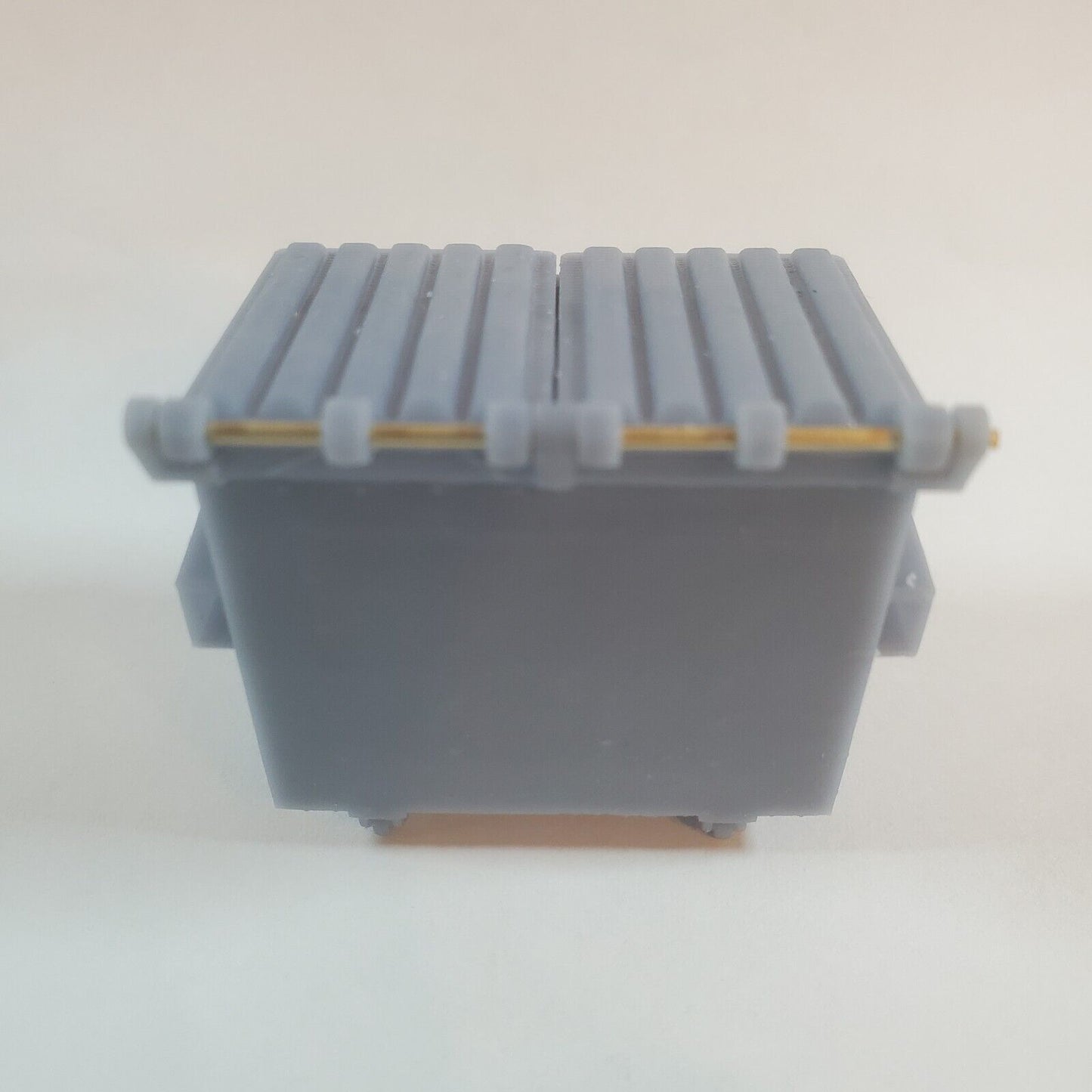 HO Scale Trash Bin Dumpster Pack of 6 for Model Railroad Diorama