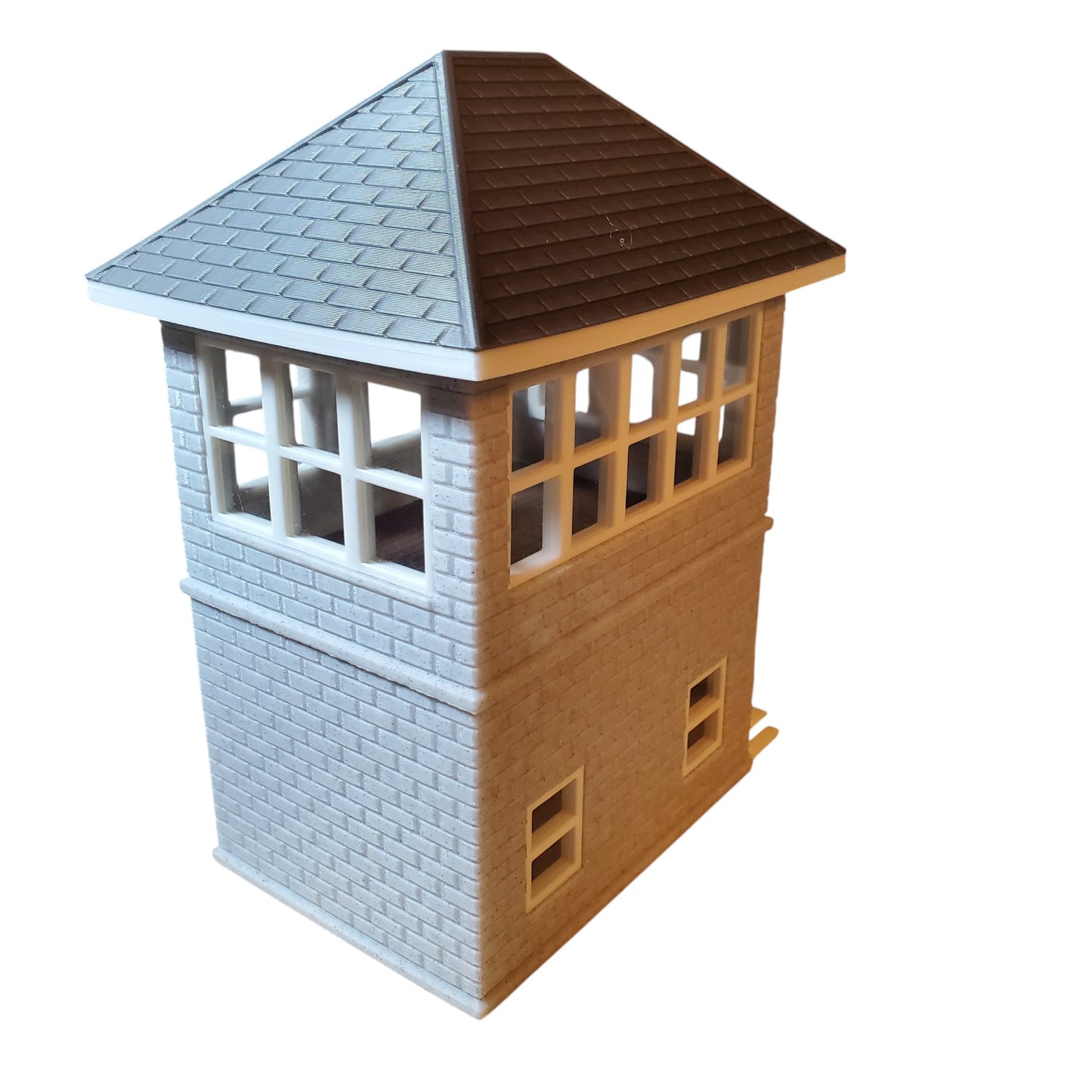 Historic Newton Tower | O Scale (1:48) Interlocking Tower for Model Railroad Diorama