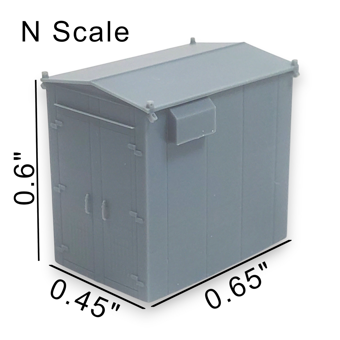 N Scale Signal Box 6-Pack for Model Railroad Diorama