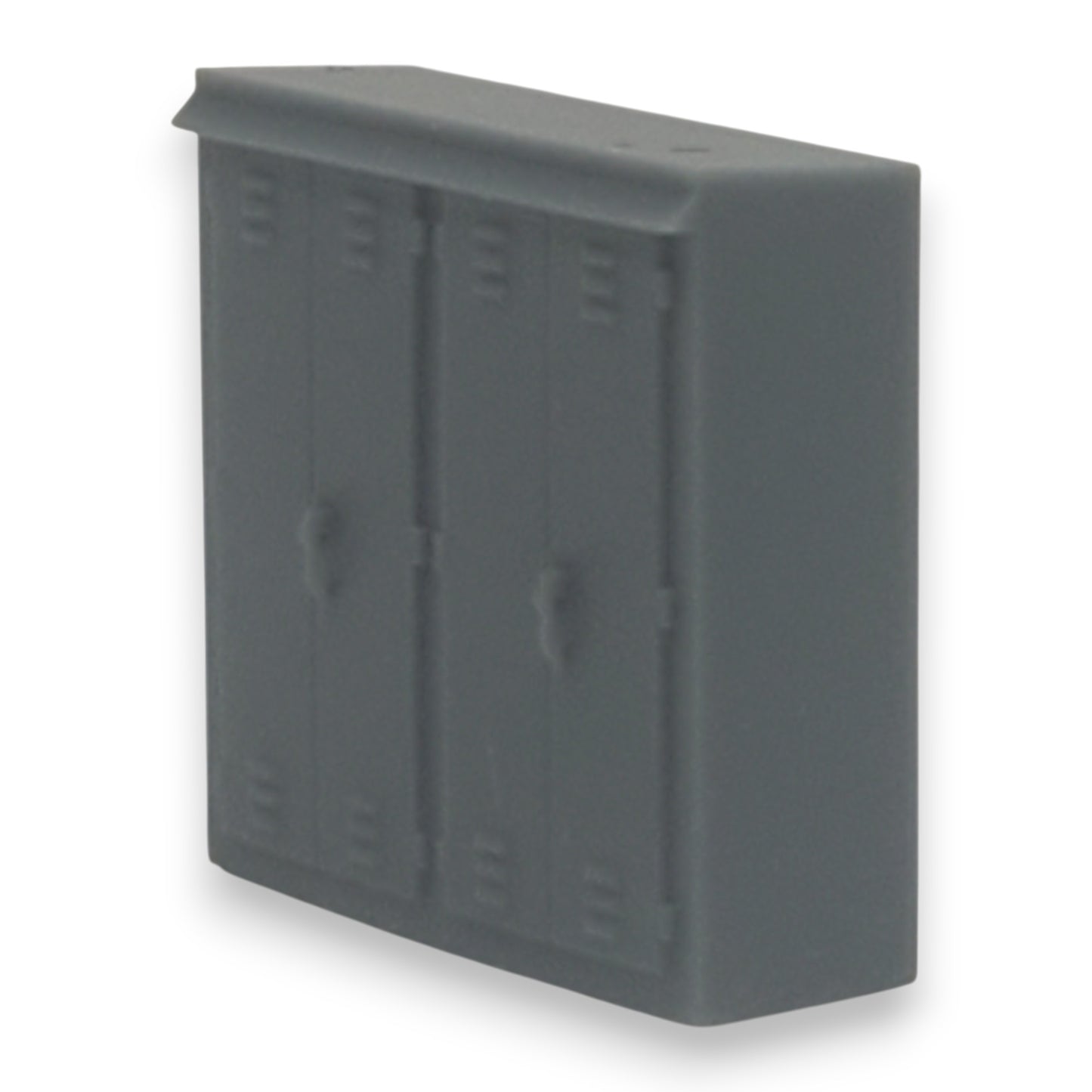 O Scale Trackside Electronics Cabinet, Signal Box, Double Wide for Model Railroad Diorama 6-Pack