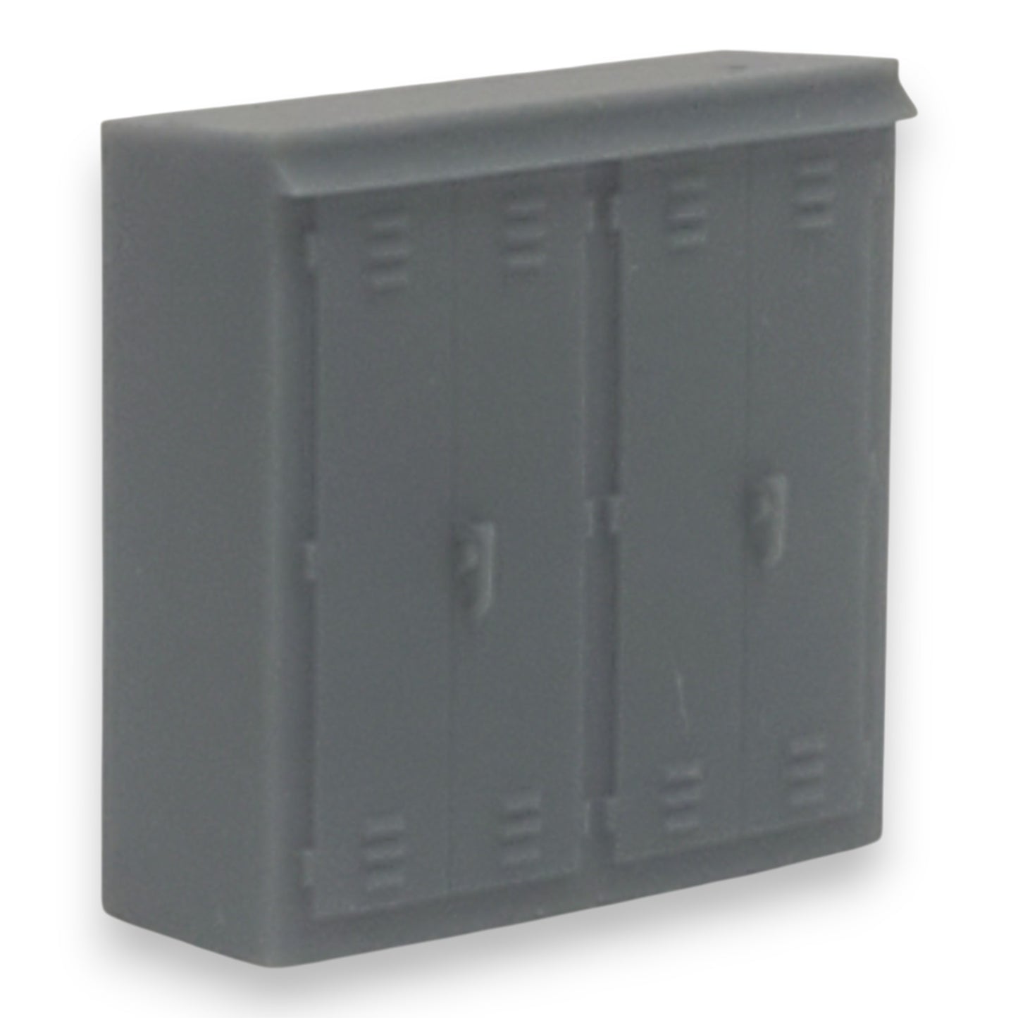 N Scale Trackside Electronics Cabinet, Signal Box, Double Wide for Model Railroad Diorama 6-Pack