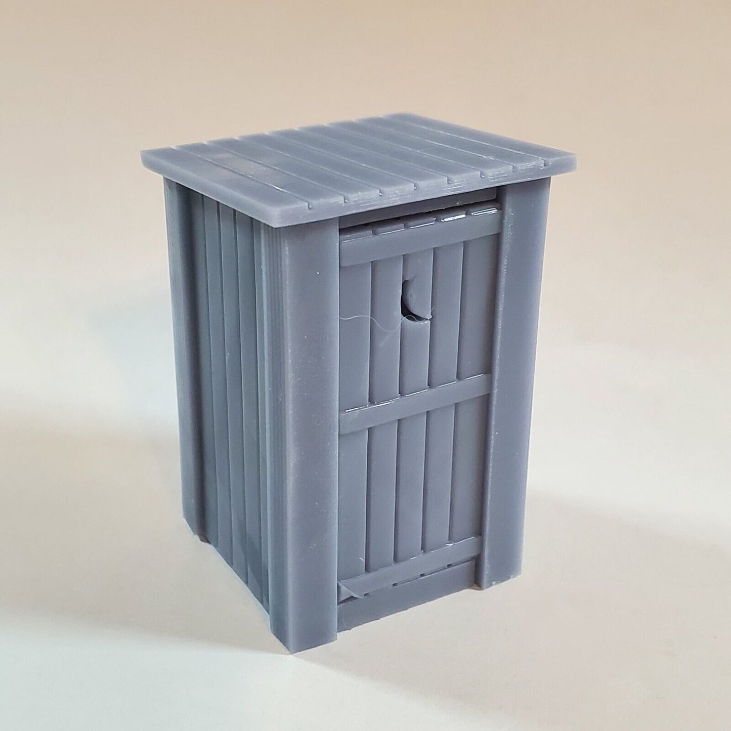 O Scale Old Time Outhouse 4-Pack for Model Railroad Diorama