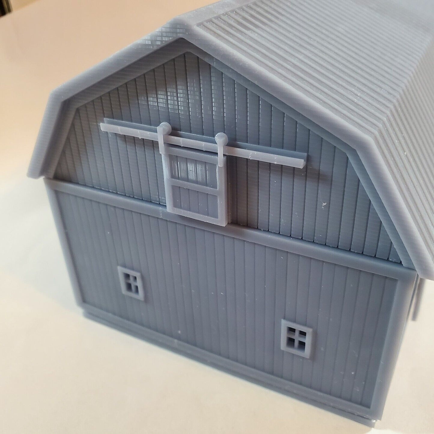 N Scale 2-level Barn for Model Railroad Diorama