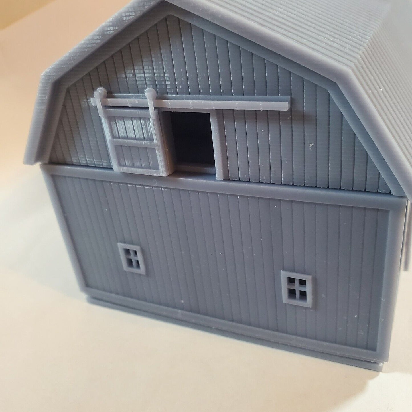 N Scale 2-level Barn for Model Railroad Diorama