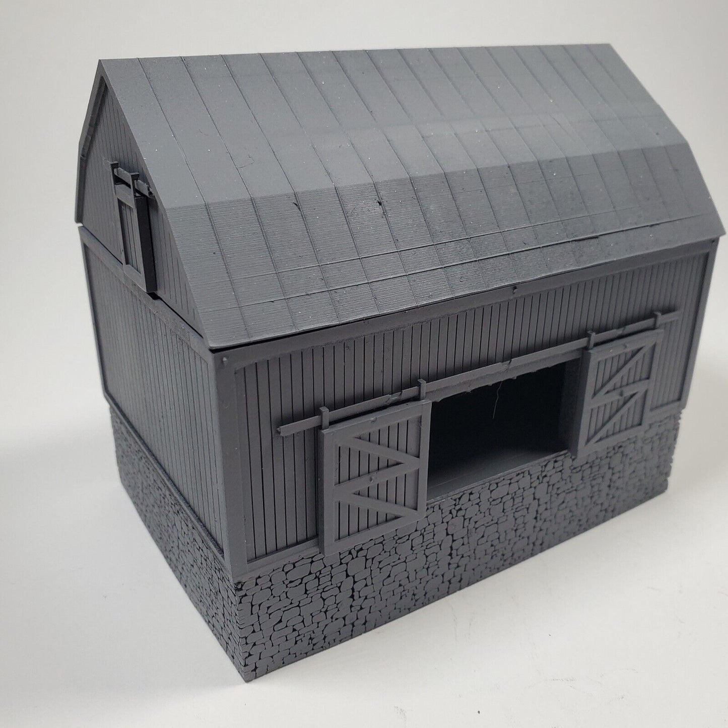 N Scale 3-level Barn for Model Railroad Diorama