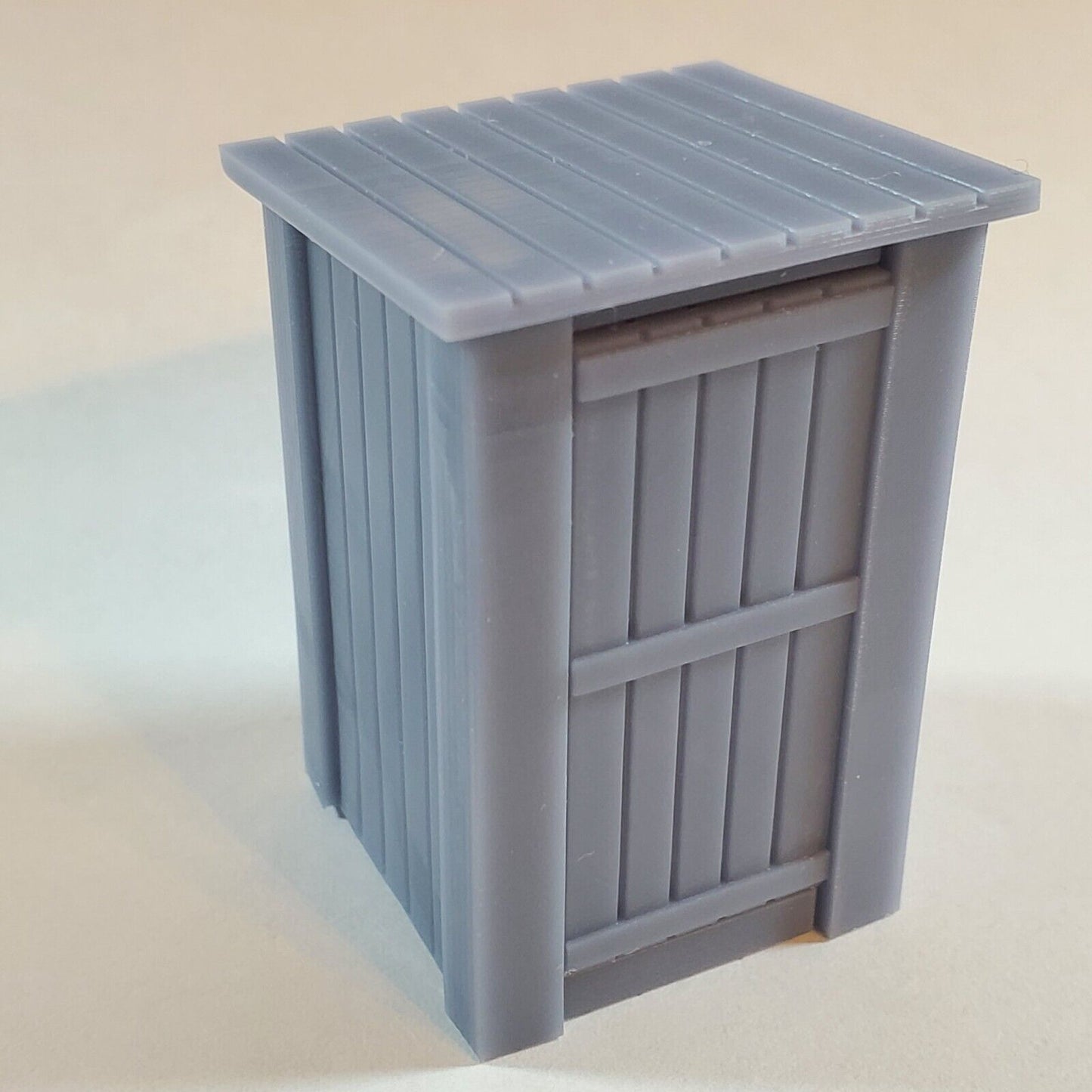 O Scale Old Time Outhouse 4-Pack for Model Railroad Diorama