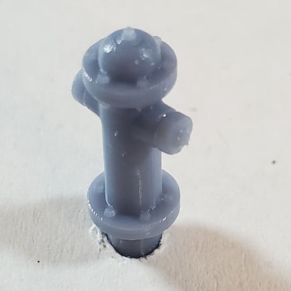 O Scale (1:48) Fire Hydrant Style 2 for Model Railroad Diorama 12 Pack
