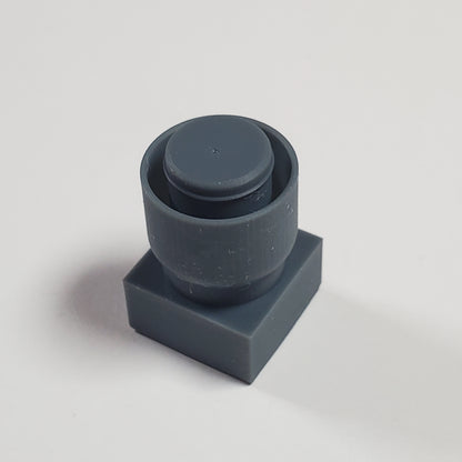 HO Scale Centrifugal Upblast Roof Vent for Model Railroad Diorama - Pack of 12