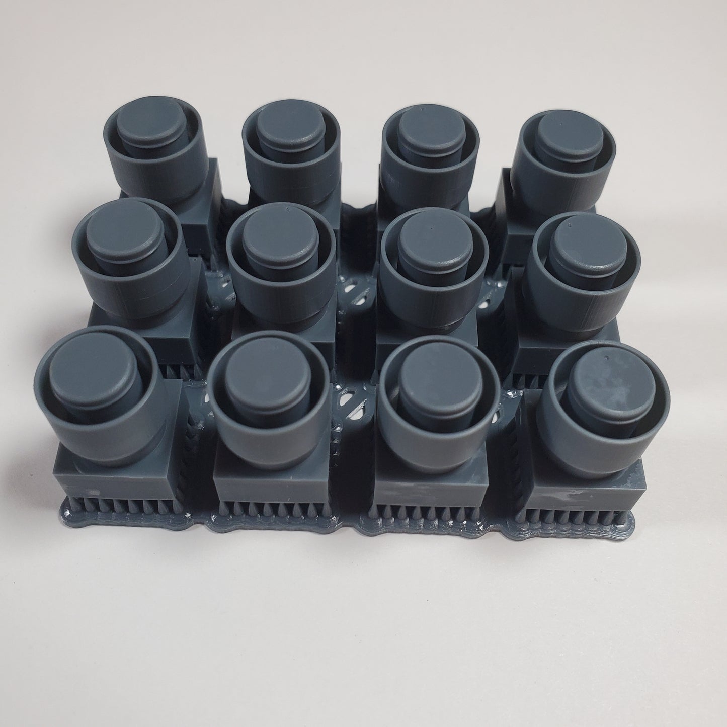 HO Scale Centrifugal Upblast Roof Vent for Model Railroad Diorama - Pack of 12