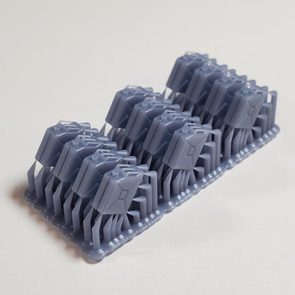 28mm Scale (1:56) WWII German Fuel Cans for Tabletop Wargaming – 12 Pack