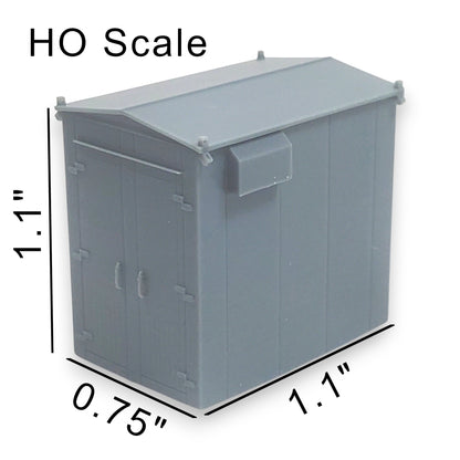 HO Scale Signal Box 6-Pack for Model Railroad Diorama