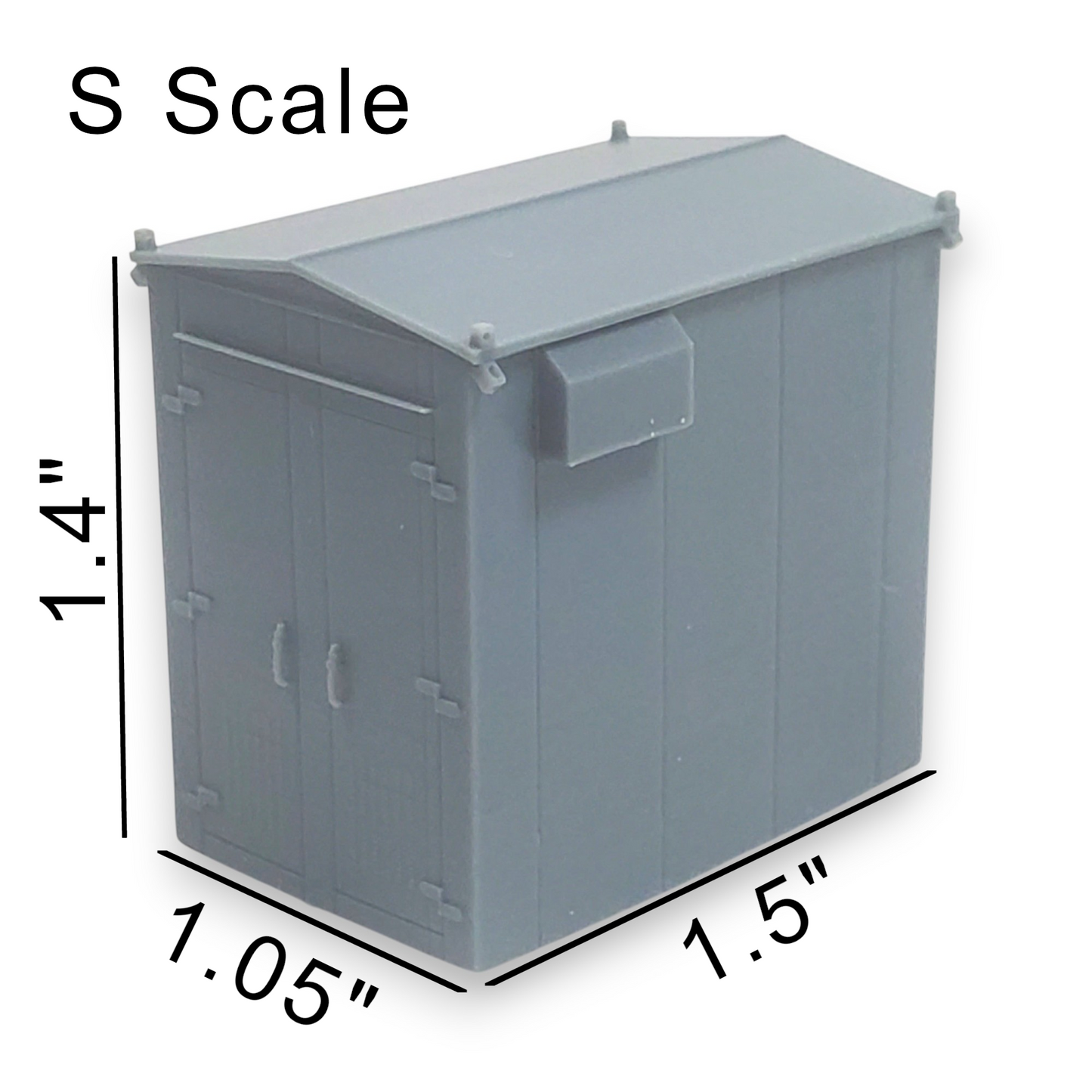 S Scale Signal Box 6-Pack for Model Railroad Diorama