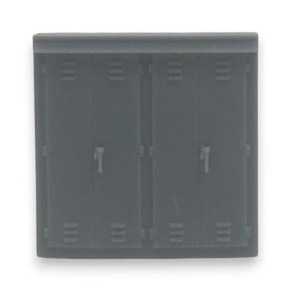 HO Scale Trackside Electronics Cabinet, Signal Box, Double Wide for Model Railroad Diorama 6-Pack