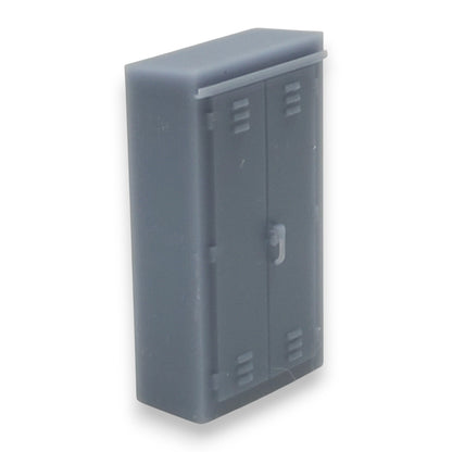 HO Scale Trackside Electronics Cabinet Combo 1, Signal Box, for Model Railroad Diorama 6-Pack