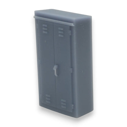 HO Scale Trackside Electronics Cabinet Combo 1, Signal Box, for Model Railroad Diorama 6-Pack